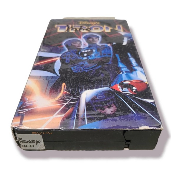 Disneys Tron (VHS, 1995) Rare Tested - plastic seal except for bottom - Picture 6 of 6